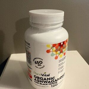 PlantVital Organic Ashwagandha Supplement